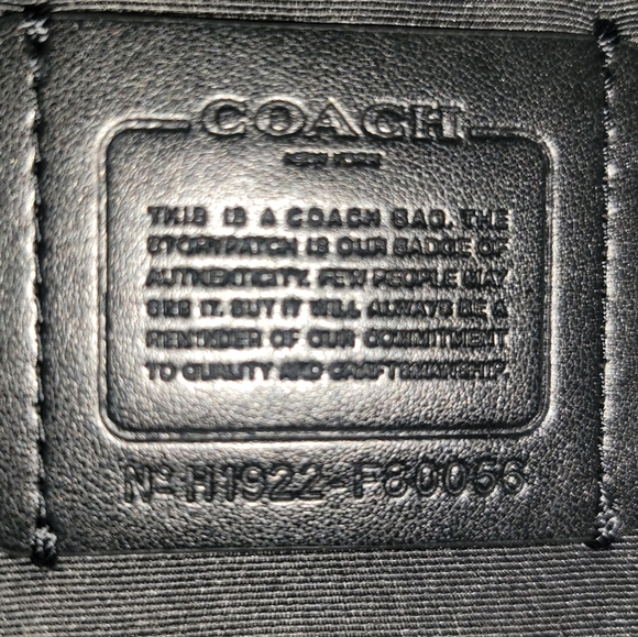 Coach Jordyn Backpack Red Plaid Signature - Picture 4 of 11